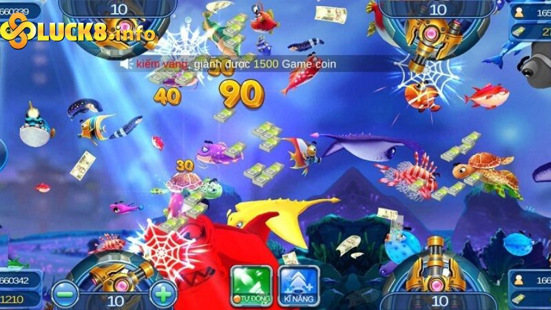 Bắn cá đại dương đại chiến Luck8: Hành trình săn cá ngoạn mục 2 Cách chơi Bắn cá đại dương đại chiến