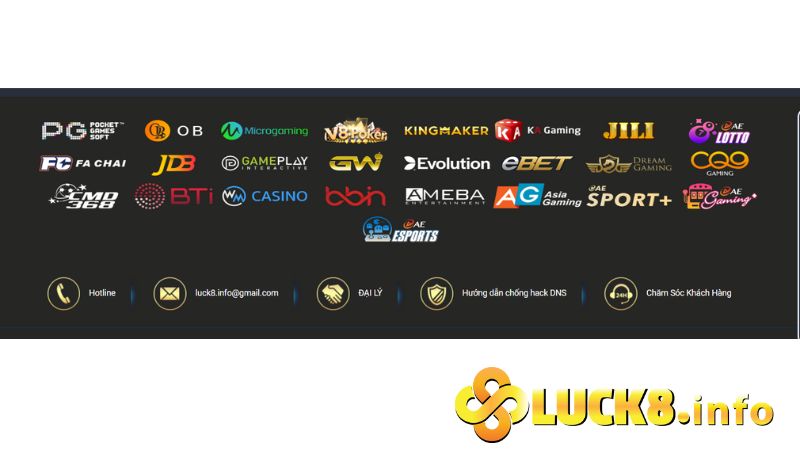 Đối Tác Hợp Tác Với Luck8 - Đại Lý Với Mức Hoa Hồng Khủng 4 cac doi tac hop tac cua luck8 tren thi truong